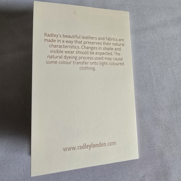 Radley London D'Arblay Taupe Patent Leather Purse Clutch NO STRAP New - Picture 11 of 14